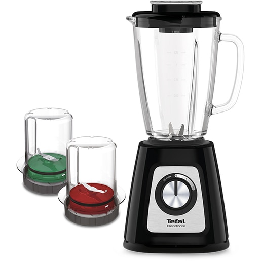 Blender TEFAL BlendForce 2 BL438831, 1.75l, 800W, 2 trepte viteza, gri-negru Blender TEFAL BlendForce 2 BL438831, 1.75l, 800W, 2 trepte viteza, gri-negru
