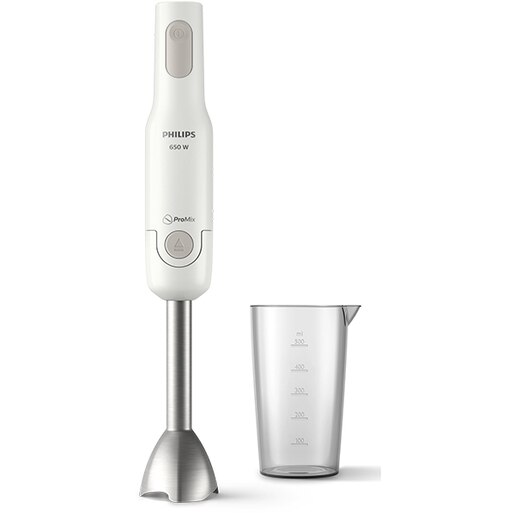 Mixer vertical PHILIPS Daily Collection HR2534/00, 0.5l, 650W, 1 treapta viteza, alb-gri Mixer vertical PHILIPS Daily Collection HR2534/00, 0.5l, 650W, 1 treapta viteza, alb-gri