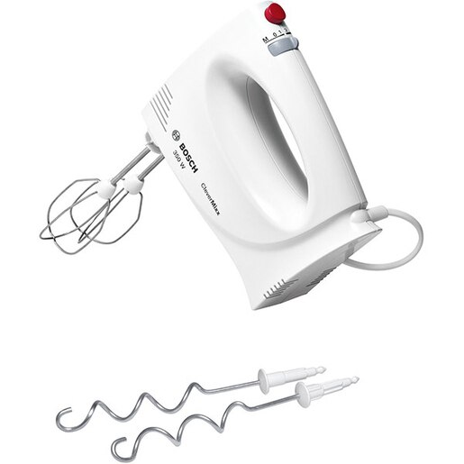 Mixer de mana BOSCH MFQ3030, 350W, 4 trepte viteza, alb Mixer de mana BOSCH MFQ3030, 350W, 4 trepte viteza, alb