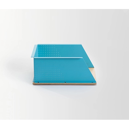 Tavita documente SPIN Cora Boxxit Large, metal-lemn, cyan Tavita documente SPIN Cora Boxxit Large, metal-lemn, cyan