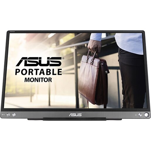 Monitor portabil LCD IPS ASUS ZenScreen MB16ACE, 15.6", Full HD, 60Hz, Flicker Free, gri inchis Monitor portabil LCD IPS ASUS ZenScreen MB16ACE, 15.6", Full HD, 60Hz, Flicker Free, gri inchis