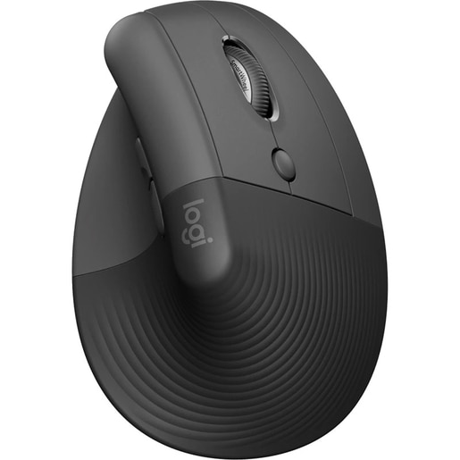 Mouse Wireless LOGITECH Lift Vertical, Dual Mode, 4000 dpi, Bluetooth, grafit Mouse Wireless LOGITECH Lift Vertical, Dual Mode, 4000 dpi, Bluetooth, grafit