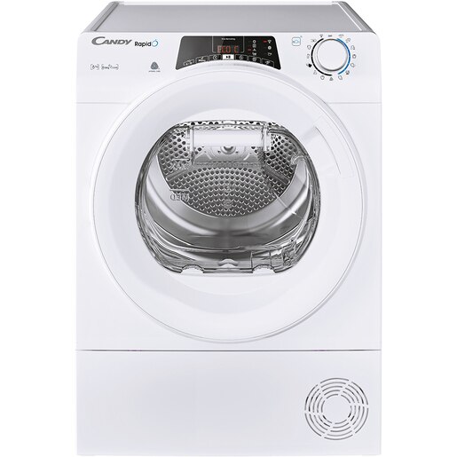 Uscator de rufe CANDY ROE H8A2TE-S, Pompa de caldura, 8 kg, 14 programe, Clasa E, Wi-Fi, alb Uscator de rufe CANDY ROE H8A2TE-S, Pompa de caldura, 8 kg, 14 programe, Clasa E, Wi-Fi, alb