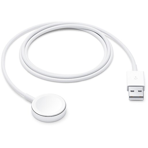 Cablu de incarcare magnetic pentru APPLE Watch, MX2E2ZM/A, 1m, alb Cablu de incarcare magnetic pentru APPLE Watch, MX2E2ZM/A, 1m, alb