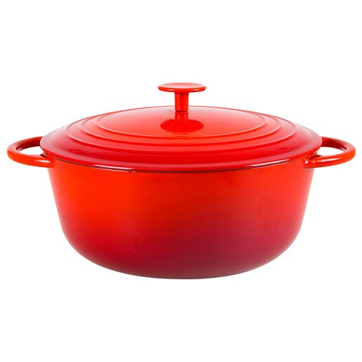Cratita fonta MYRIA MY4172, 6l, 28cm, fonta, rosu Cratita fonta MYRIA MY4172, 6l, 28cm, fonta, rosu