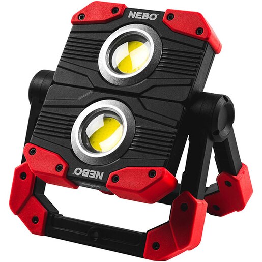 Lampa de lucru LED NEBO Omni 2000 NE0015, 2000 lumeni, IP54, Acumulator 4000 mAh, rosu-negru Lampa de lucru LED NEBO Omni 2000 NE0015, 2000 lumeni, IP54, Acumulator 4000 mAh, rosu-negru