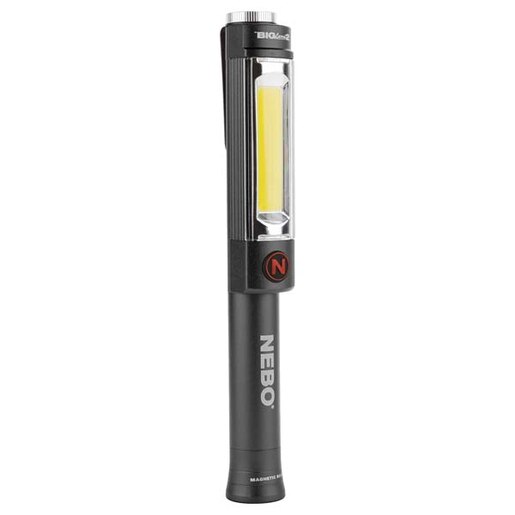Lampa de lucru LED NEBO Big Larry 2 NEB-6737-G, 200 lumeni, IP66, negru-rosu Lampa de lucru LED NEBO Big Larry 2 NEB-6737-G, 200 lumeni, IP66, negru-rosu