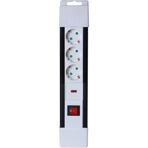 Prelungitor cu protectie HOME NVP 03K/WH, 3 prize, 2m Prelungitor cu protectie HOME NVP 03K/WH, 3 prize, 2m