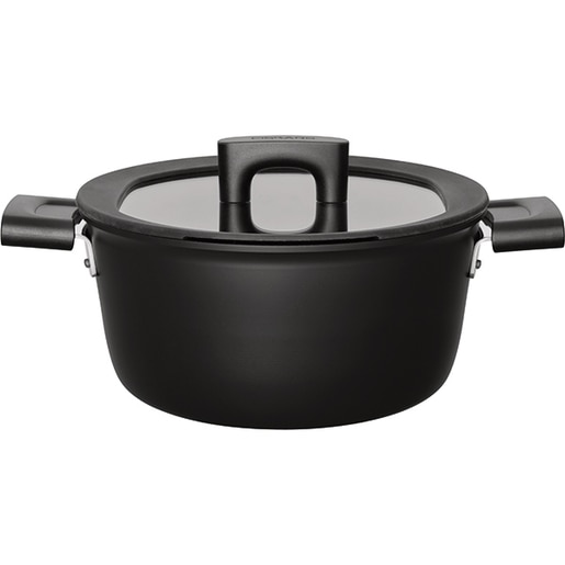 Cratita FISKARS Hard Face 1052227, 3.5l, 22cm, aluminiu, negru Cratita FISKARS Hard Face 1052227, 3.5l, 22cm, aluminiu, negru