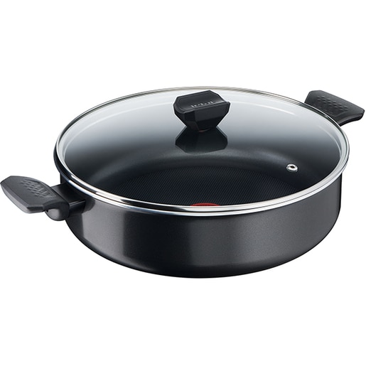 Cratita cu capac TEFAL Simply Clean B5677253, 4.7l, 28cm, aluminiu, negru Cratita cu capac TEFAL Simply Clean B5677253, 4.7l, 28cm, aluminiu, negru