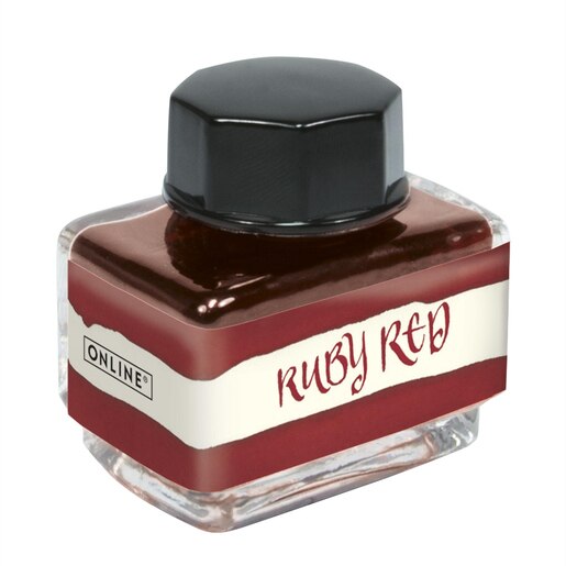 Calimara cerneala ONLINE Inspiration Line, 15 ml, rosu Calimara cerneala ONLINE Inspiration Line, 15 ml, rosu