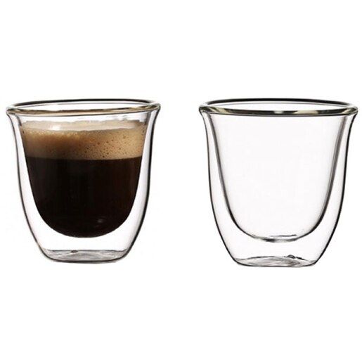 Set pahare espresso DEL CAFFE, 2 piese, 80 ml, sticla Set pahare espresso DEL CAFFE, 2 piese, 80 ml, sticla