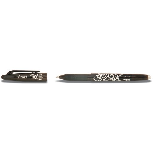 Roller cu gel PILOT Frixion, 0.7 mm, negru Roller cu gel PILOT Frixion, 0.7 mm, negru