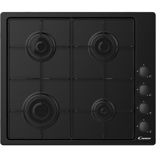 Plita incorporabila CANDY CHW6LBB, Gaz, 4 arzatoare, negru Plita incorporabila CANDY CHW6LBB, Gaz, 4 arzatoare, negru