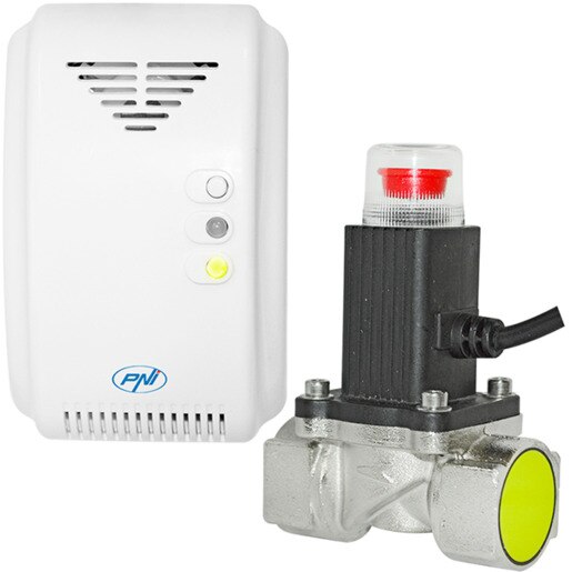 Kit senzor gaz PNI SH200 si electrovalva 3/4 Inch Kit senzor gaz PNI SH200 si electrovalva 3/4 Inch