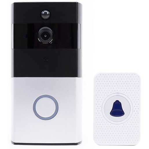 Interfon video Wireless Smart PNI SafeHome PT710B, HD 1080p, Sonerie, alb-negru Interfon video Wireless Smart PNI SafeHome PT710B, HD 1080p, Sonerie, alb-negru