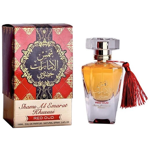 Apa de parfum ARD AL ZAAFARAN Shams al Emarat Khususi Red Oud, Femei, 100ml Apa de parfum ARD AL ZAAFARAN Shams al Emarat Khususi Red Oud, Femei, 100ml