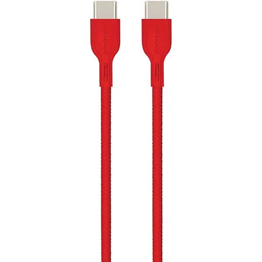 Cablu date PROMATE PowerBeam-CC, USB-C - USB-C, 1.2m, rosu Cablu date PROMATE PowerBeam-CC, USB-C - USB-C, 1.2m, rosu