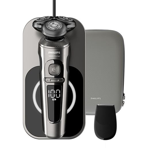 Aparat de ras PHILIPS Prestige SP9860/13, incarcare Qi, autonomie 60 min, Afisaj digital, negru-gri Aparat de ras PHILIPS Prestige SP9860/13, incarcare Qi, autonomie 60 min, Afisaj digital, negru-gri