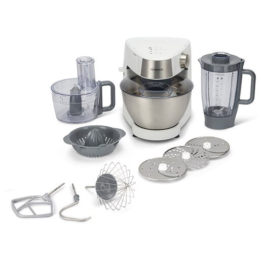 Robot de bucatarie KENWOOD Prospero+ KHC29.H0WH, vas 4.3l, blender 1.5l, 1000W, 6 trepte viteza, alb-argintiu Robot de bucatarie KENWOOD Prospero+ KHC29.H0WH, vas 4.3l, blender 1.5l, 1000W, 6 trepte viteza, alb-argintiu