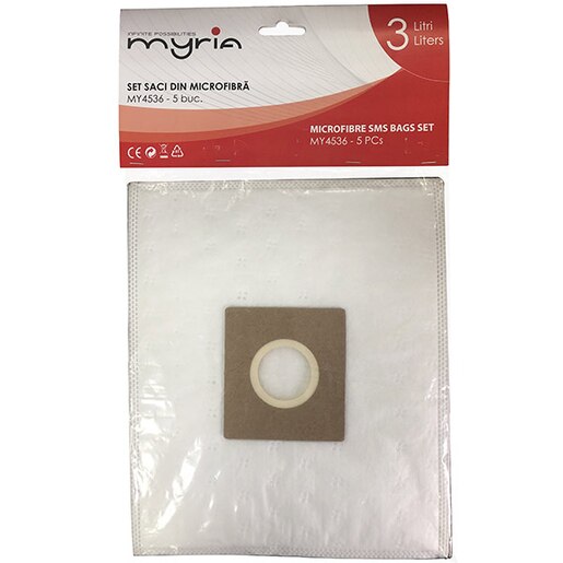 Set saci aspirator MYRIA MY4536, 5 buc Set saci aspirator MYRIA MY4536, 5 buc