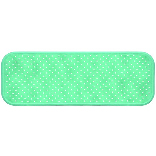 Covoras antiderapant pentru cada SANGER SANG13762, 96 x 34cm, verde menta Covoras antiderapant pentru cada SANGER SANG13762, 96 x 34cm, verde menta