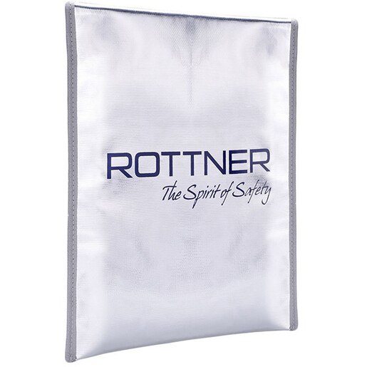 Mapa ignifuga ROTTNER T06216, A4, 340 x 250 x 20 mm, argintiu Mapa ignifuga ROTTNER T06216, A4, 340 x 250 x 20 mm, argintiu
