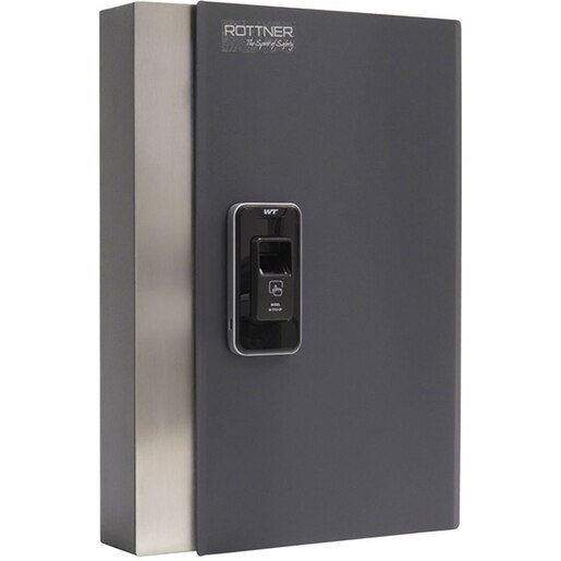 Depozitar chei ROTTNER Key Pro 24, Amprenta digitala, 265 x 385 x 60 mm, antracit Depozitar chei ROTTNER Key Pro 24, Amprenta digitala, 265 x 385 x 60 mm, antracit