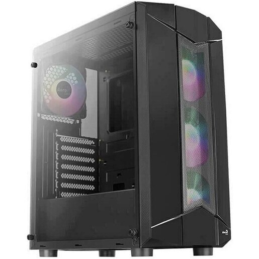 Carcasa PC AEROCOOL Sentinel, USB 3.0, fara sursa, iluminare ARGB, negru Carcasa PC AEROCOOL Sentinel, USB 3.0, fara sursa, iluminare ARGB, negru
