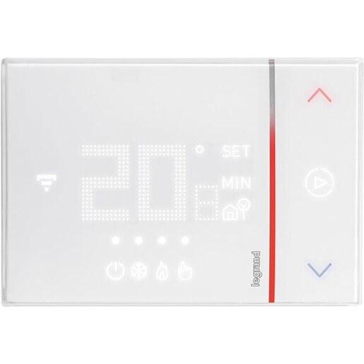 Termostat smart LEGRAND L049040, Wi-Fi, ZigBee, alb Termostat smart LEGRAND L049040, Wi-Fi, ZigBee, alb