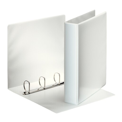 Caiet mecanic ESSELTE, 4 inele, A4, alb Caiet mecanic ESSELTE, 4 inele, A4, alb