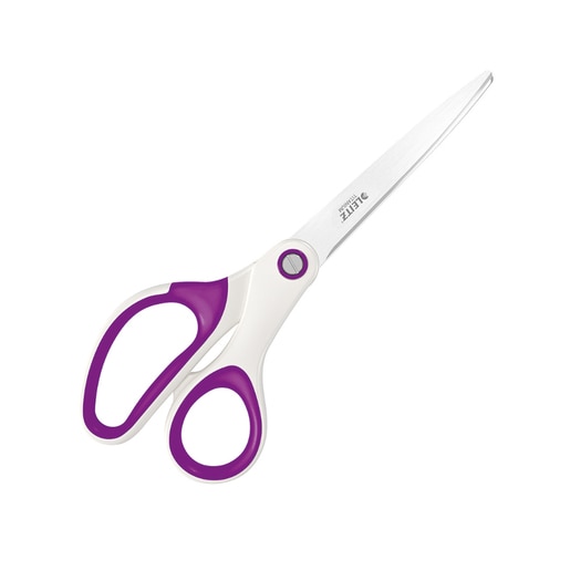 Foarfeca pentru birou LEITZ Wow Titanium, 20.5 cm, titan, mov Foarfeca pentru birou LEITZ Wow Titanium, 20.5 cm, titan, mov