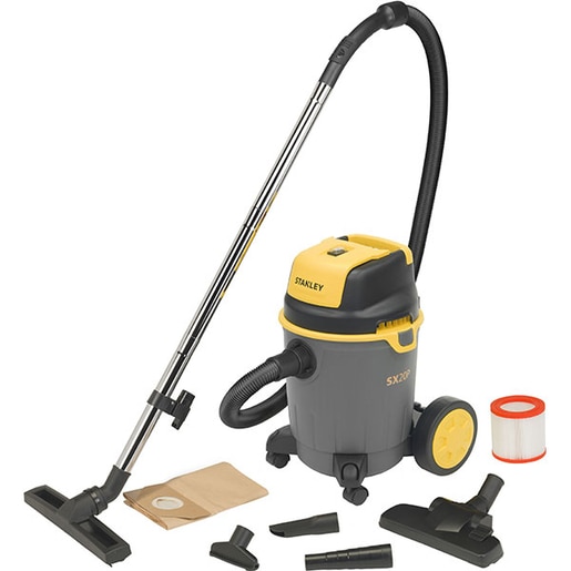 Aspirator umed/uscat STANLEY SXVC20PE, 20l, 1200W, 73.6dB, negru-galben Aspirator umed/uscat STANLEY SXVC20PE, 20l, 1200W, 73.6dB, negru-galben