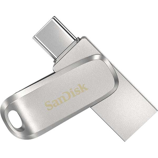 Memorie USB SANDISK Ultra Dual Drive Luxe USB 3.1, Type C, 64GB, 150MB/s, argintiu Memorie USB SANDISK Ultra Dual Drive Luxe USB 3.1, Type C, 64GB, 150MB/s, argintiu