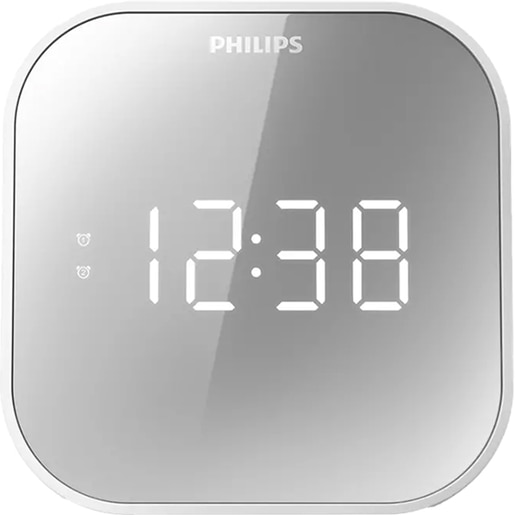 Radio cu ceas PHILIPS TAR4406/12, FM, USB, alb Radio cu ceas PHILIPS TAR4406/12, FM, USB, alb