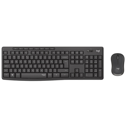 Kit tastatura si mouse Wireless LOGITECH MK295 Silent, USB, grafit Kit tastatura si mouse Wireless LOGITECH MK295 Silent, USB, grafit