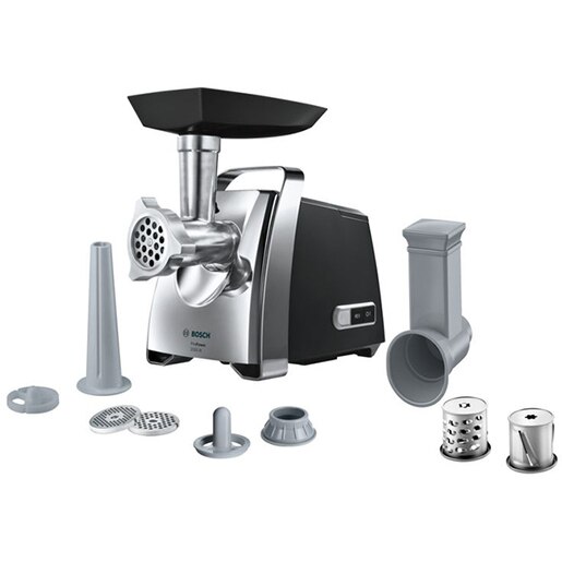 Masina de tocat carne BOSCH ProPower MFW67440, 3.5kg/min, 2000W, accesoriu carnati/feliere/razuire/kebbe, negru Masina de tocat carne BOSCH ProPower MFW67440, 3.5kg/min, 2000W, accesoriu carnati/feliere/razuire/kebbe, negru