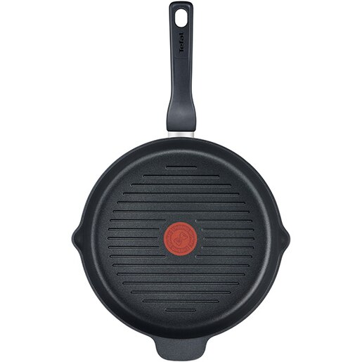 Tigaie grill TEFAL XL Force C6854055, 26cm, aluminiu, negru Tigaie grill TEFAL XL Force C6854055, 26cm, aluminiu, negru