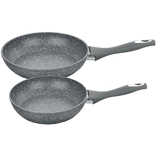 Set tigai MYRIA MY4403, 2 piese, 24-28cm, aliaj de aluminiu, gri Set tigai MYRIA MY4403, 2 piese, 24-28cm, aliaj de aluminiu, gri