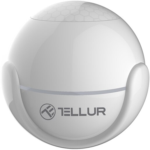 Senzor de miscare TELLUR TLL331121, Wi-Fi, alb Senzor de miscare TELLUR TLL331121, Wi-Fi, alb