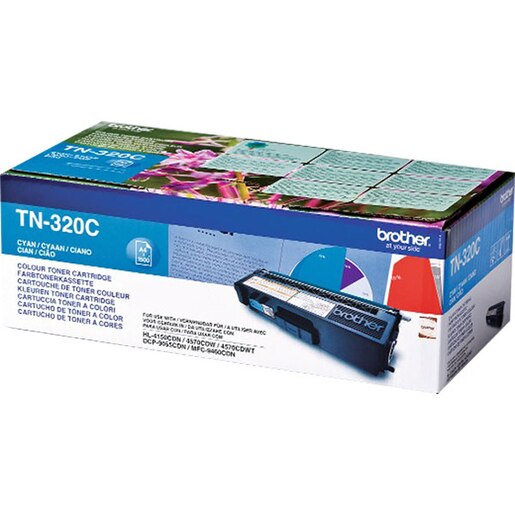 Toner original BROTHER TN-320C, cyan Toner original BROTHER TN-320C, cyan