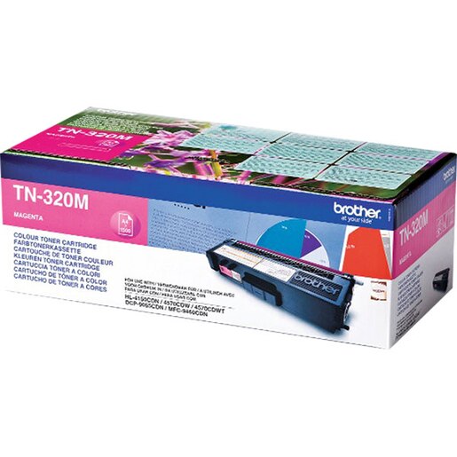 Toner original BROTHER TN-320M, magenta Toner original BROTHER TN-320M, magenta