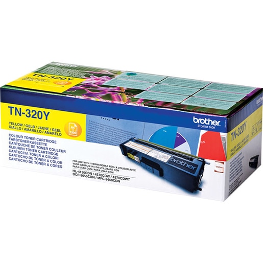 Toner original BROTHER TN-320Y, galben Toner original BROTHER TN-320Y, galben