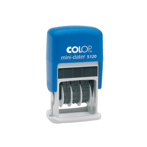 Stampila COLOP S120, mini-datiera, plastic Stampila COLOP S120, mini-datiera, plastic