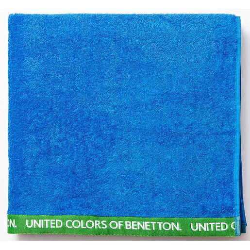 Prosop BENETTON Terry Rainbow, 90 x 160 cm, bumbac, albastru Prosop BENETTON Terry Rainbow, 90 x 160 cm, bumbac, albastru