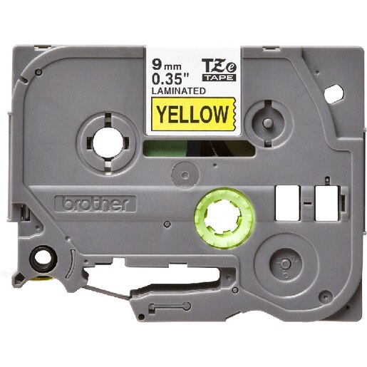 Banda etichete BROTHER TZe-621, 9 mm, 8 m, Negru pe Galben Banda etichete BROTHER TZe-621, 9 mm, 8 m, Negru pe Galben