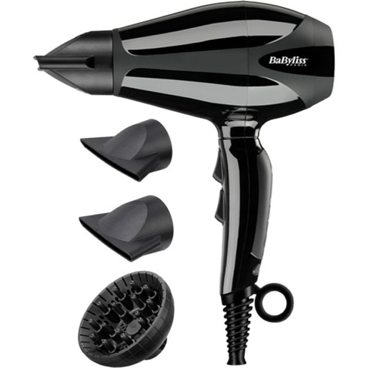 Uscator de par BABYLISS Compact Pro 6715DE, 2400W, 3 viteze, negru Uscator de par BABYLISS Compact Pro 6715DE, 2400W, 3 viteze, negru
