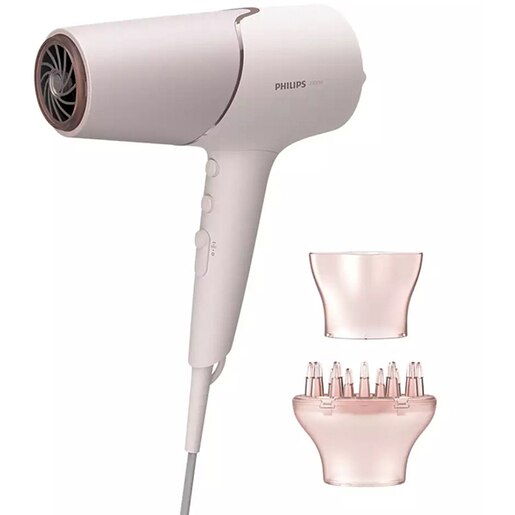 Uscator de par PHILIPS Seria 5000 BHD530/00 ThermoShield, 2300W, 2 viteze, 3 trepte de caldura, bej Uscator de par PHILIPS Seria 5000 BHD530/00 ThermoShield, 2300W, 2 viteze, 3 trepte de caldura, bej