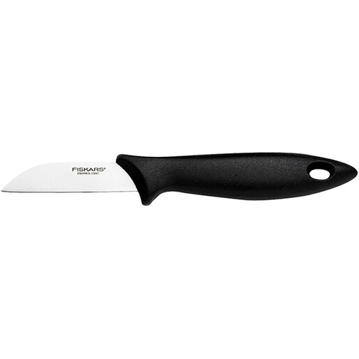 Cutit pentru decojit FISKARS Essential 1023780, 7cm, negru Cutit pentru decojit FISKARS Essential 1023780, 7cm, negru