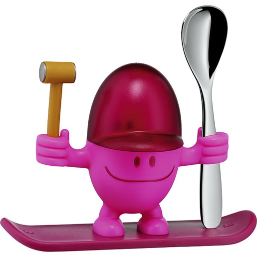 Set suport ou si lingurita WMF McEgg, plastic, roz Set suport ou si lingurita WMF McEgg, plastic, roz
